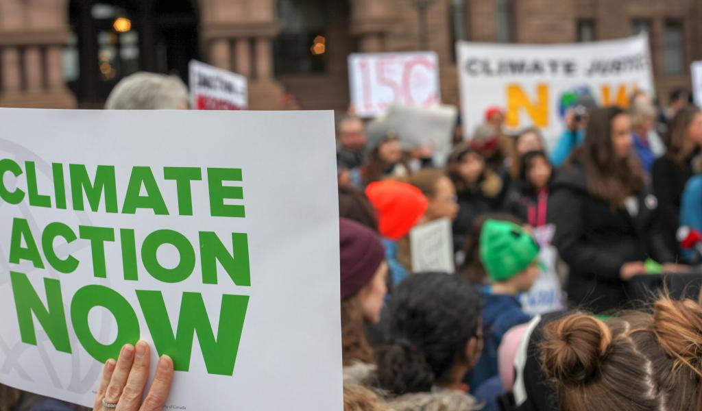 Manifestation contre l'inaction climatique. Photo : Pixabay