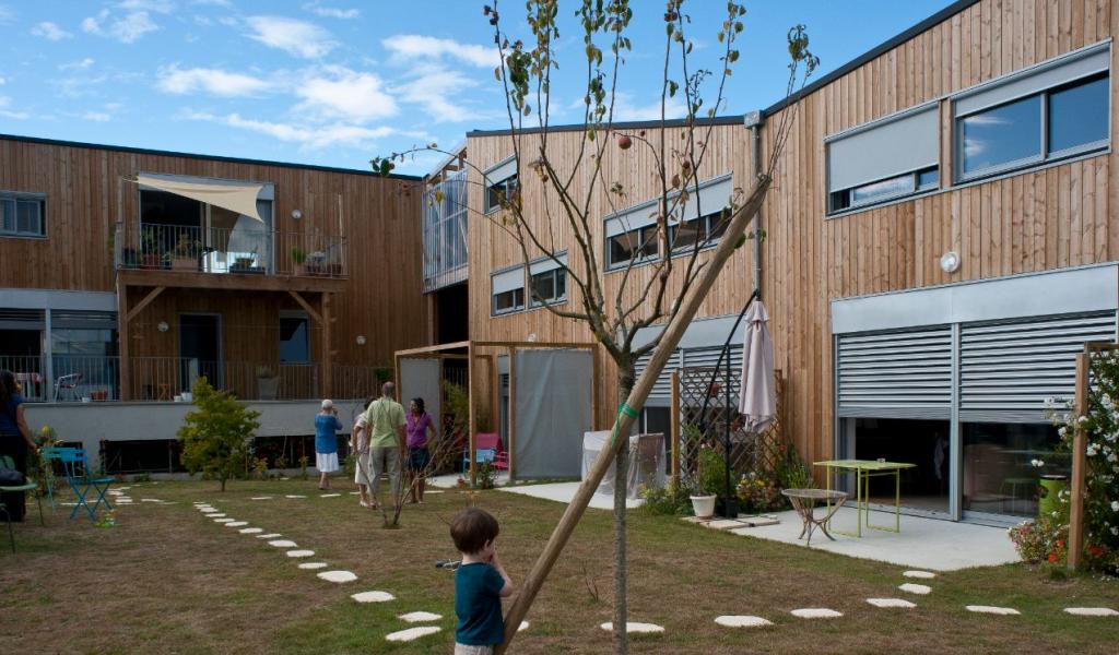 Projet d'habitat participatif "La Boîte noire", à Nantes - Crédit : B.Nauleau 