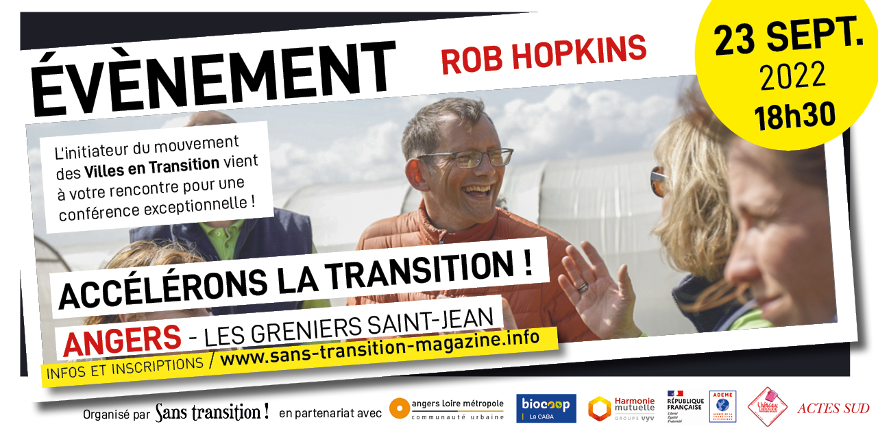 Conférence : accélérons la transition avec Rob Hopkins