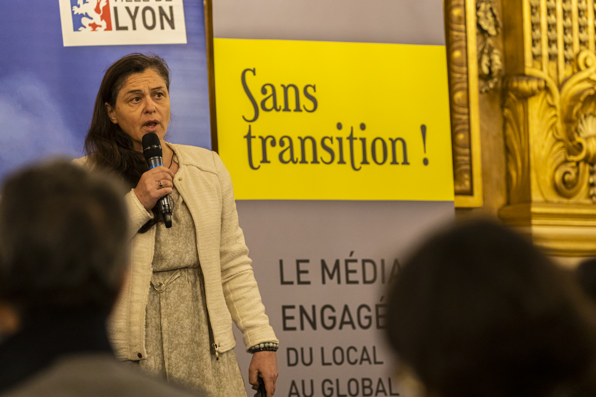 Conférence à l'Hôtel de Ville de Lyon © Quentin Zinzius