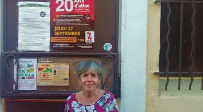 Annick Coupé, secrétaire générale d'Attac, à Montpellier, le 27 septembre dernier - FD