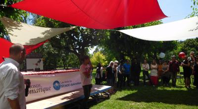 Le parc de Saint-Mitre accueillait les Rencontres Déconnomiques- crédit Célia Pousset