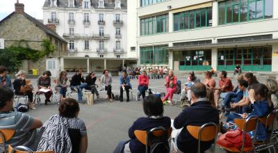 Atelier de communication non violent, le 25 septembre, à Rennes. Crédits : FS / LRMP