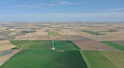 Le parc éolien du Moulin d’Emanville, le plus grand projet éolien de JPee. Droits réservés