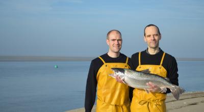 La pisciculture d’Isigny, dans le Calvados, est l’une des seules à produire du saumon en France. © Saumon d’Isigny