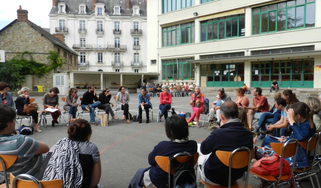 Atelier de communication non violent, le 25 septembre, à Rennes. Crédits : FS / LRMP