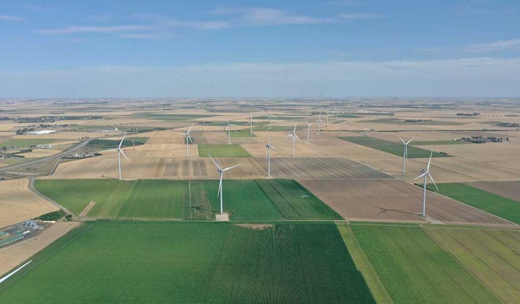 Le parc éolien du Moulin d’Emanville, le plus grand projet éolien de JPee. Droits réservés